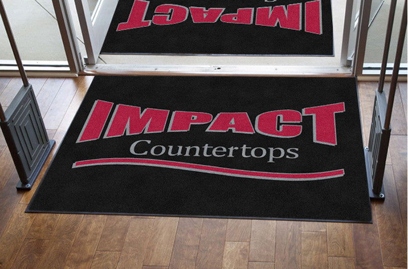 Impact Logo 4 X 6 Rubber Backed Carpeted HD - The Personalized Doormats Company