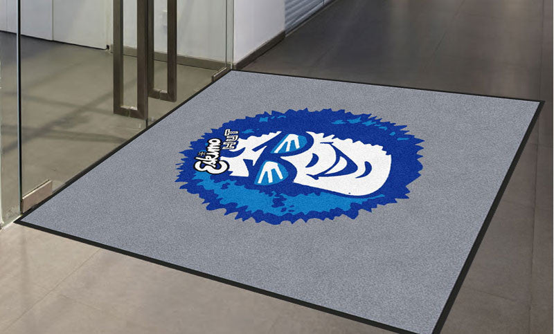 Eskimo Hut 5 X 5 Rubber Backed Carpeted HD - The Personalized Doormats Company