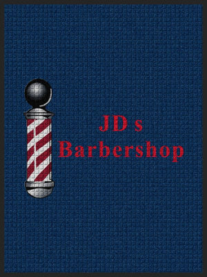 JDs Barbershop 3 x 4 Waterhog Impressions - The Personalized Doormats Company