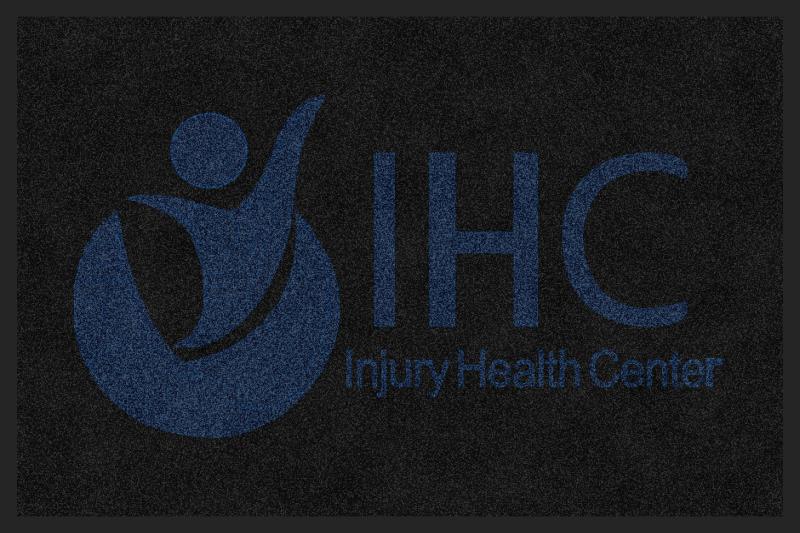 Injury Health Center 2 X 3 Rubber Backed Carpeted HD - The Personalized Doormats Company