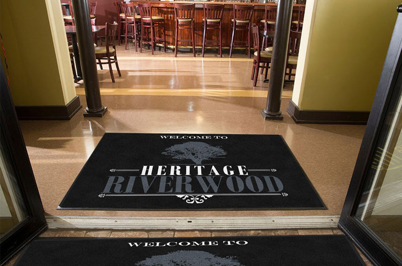 Office door mat with Logo