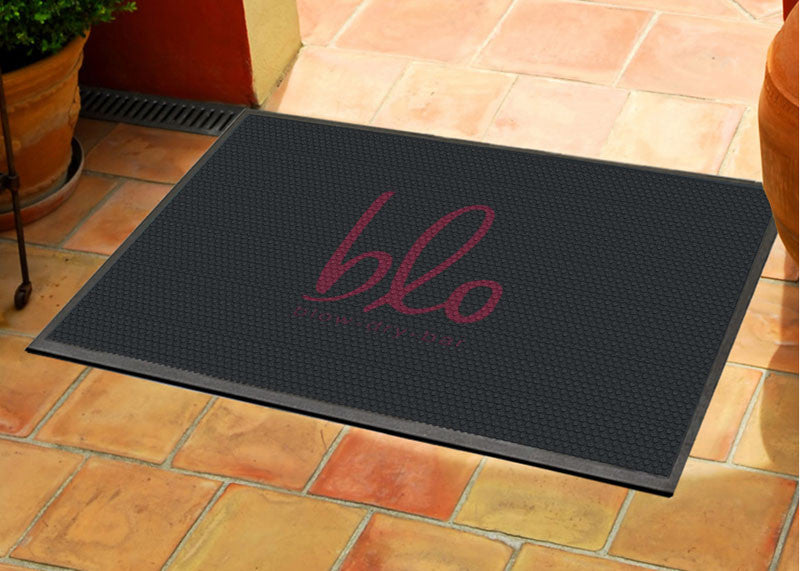 Hello gorgeous mat 2.5 x 3 Rubber Scraper - The Personalized Doormats Company