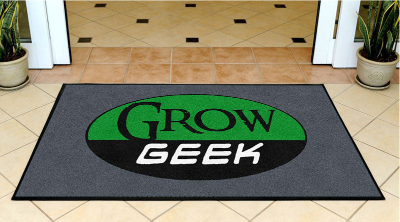 Grow Geek 3 x 5 Rubber Backed Carpeted HD - The Personalized Doormats Company