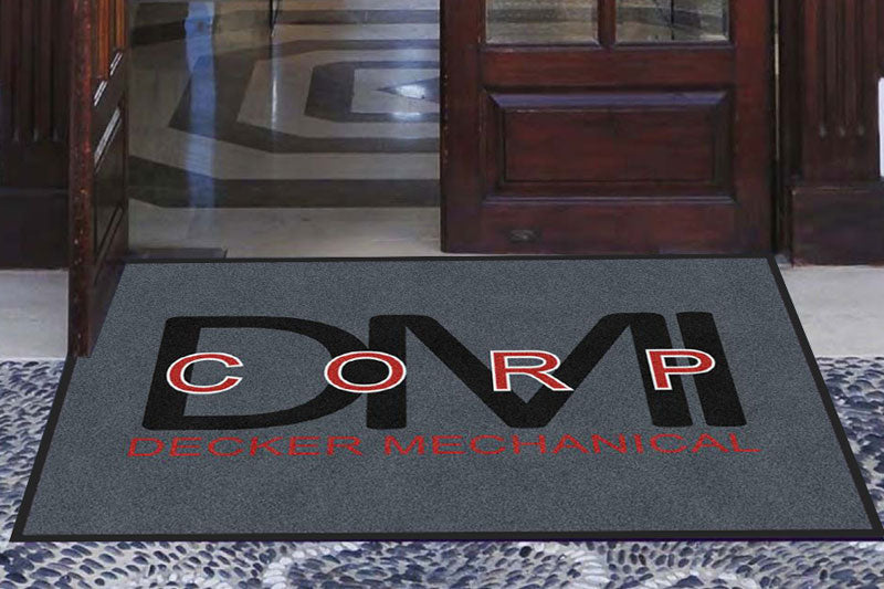 Decker Mechanical § 3 X 5 Rubber Backed Carpeted HD - The Personalized Doormats Company
