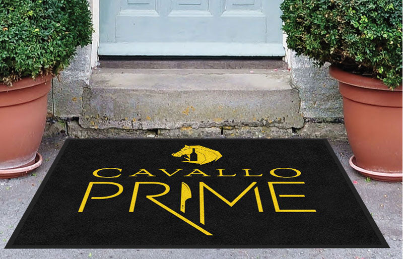 Cavallo Prime inside back door 3 x 4 Custom Plush 30 HD - The Personalized Doormats Company