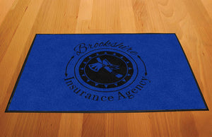 Brookshire Insurance 2 X 3 Rubber Backed Carpeted HD - The Personalized Doormats Company