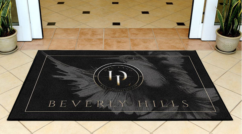 Del Lago BH 3 x 5 Rubber Backed Carpeted HD - The Personalized Doormats Company