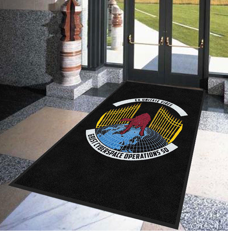691st COS 5 X 8 Rubber Backed Carpeted HD - The Personalized Doormats Company