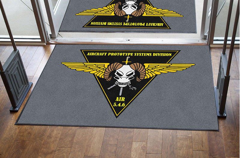 APSD 1 4 X 6 Rubber Backed Carpeted HD - The Personalized Doormats Company