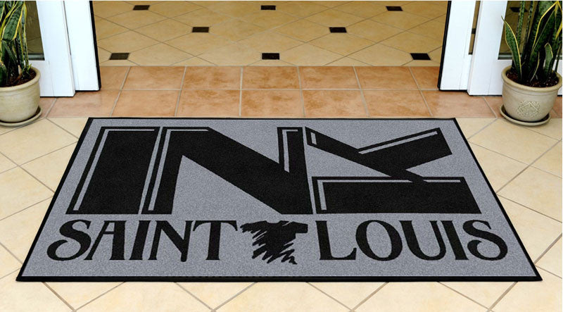 Ink 3 X 5 Rubber Backed Carpeted HD - The Personalized Doormats Company