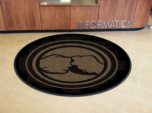 INDAMIX RECORDS 3 X 3 Luxury Berber Inlay - The Personalized Doormats Company