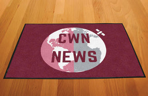 CWN 2 X 3 Rubber Backed Carpeted HD - The Personalized Doormats Company