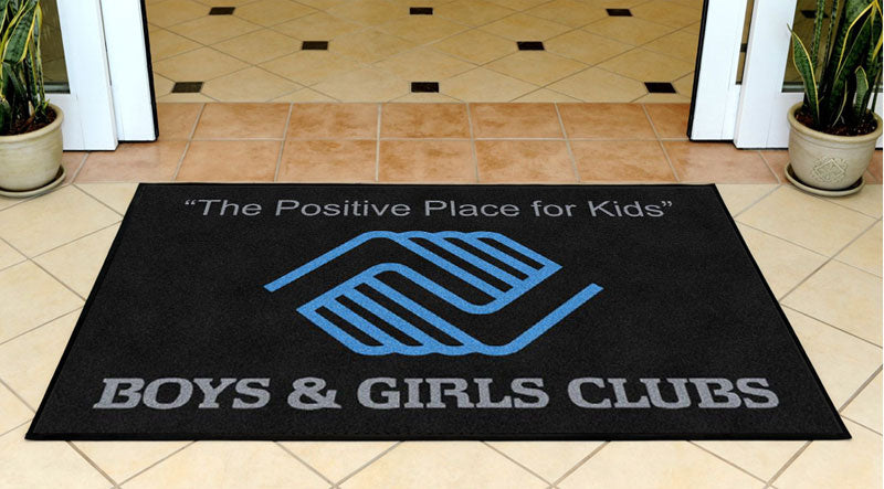 Boys & Girls Club 3 X 5 Rubber Backed Carpeted HD - The Personalized Doormats Company