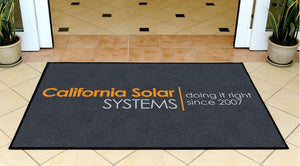California Solar Systems 3 X 5 Rubber Backed Carpeted HD - The Personalized Doormats Company