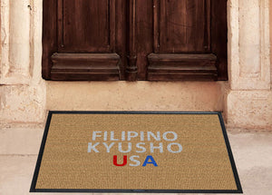 Filipino Kyusho USA 2 x 3 Waterhog Inlay - The Personalized Doormats Company