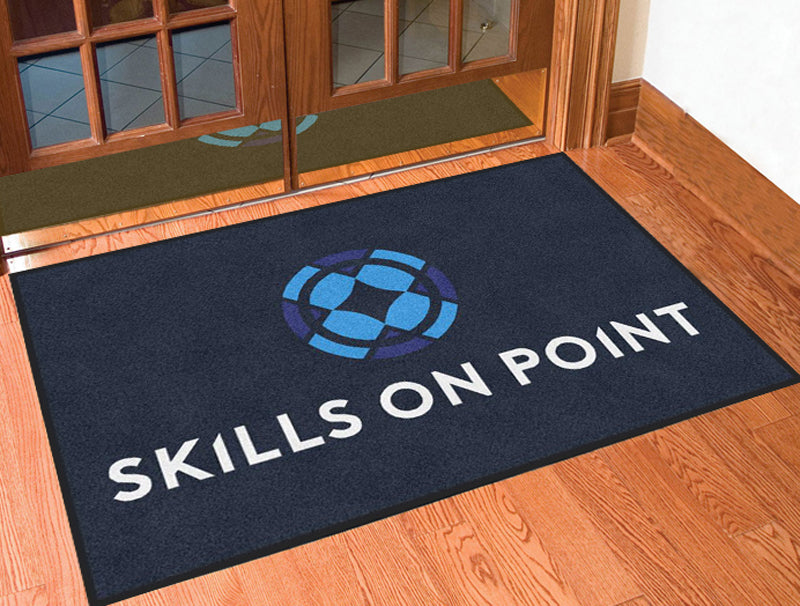 Skills on Point White Text