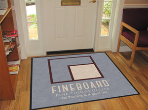 Fineboard 4 X 4 Rubber Backed Carpeted HD - The Personalized Doormats Company