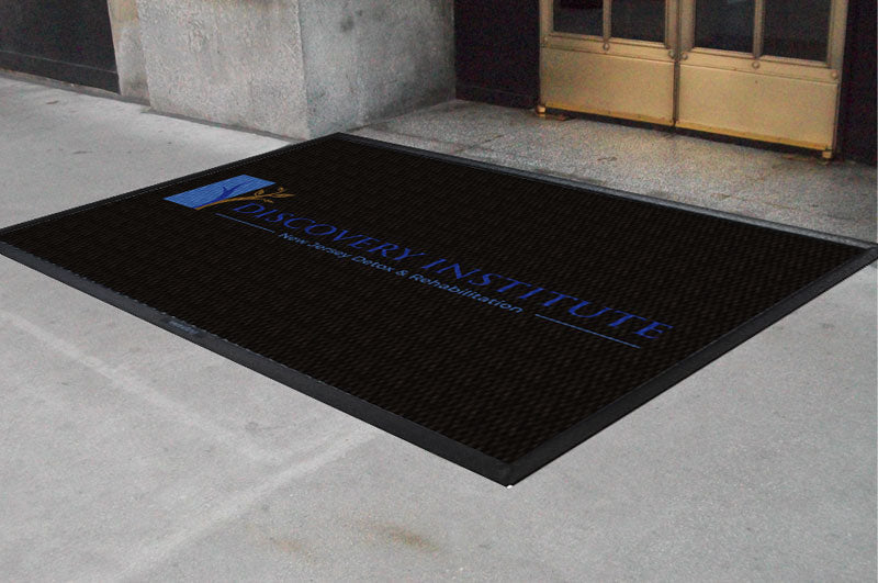 discovery institute 8 X 10 Luxury Berber Inlay - The Personalized Doormats Company