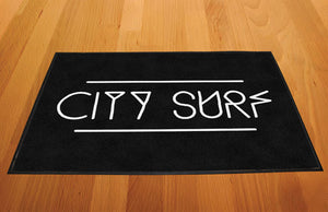 City Surf Fitness Denver 2 X 3 Rubber Backed Carpeted HD - The Personalized Doormats Company
