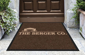 Berger Mat 2 X 2 Rubber Backed Carpeted HD - The Personalized Doormats Company