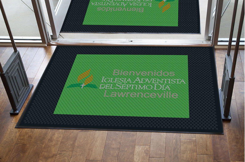 Iglesia Adventista Del Septimo Dia § 4 X 6 Rubber Scraper - The Personalized Doormats Company