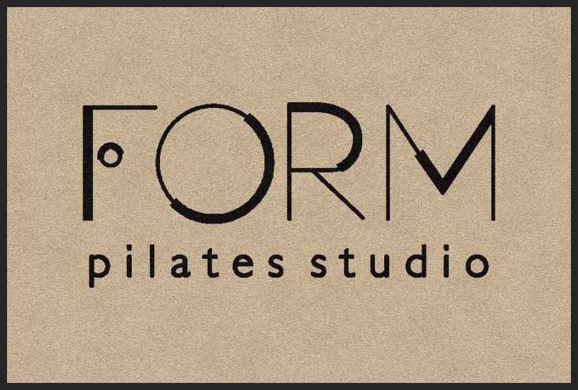 Form Pilates Studio 2 X 3 Rubber Backed Carpeted HD - The Personalized Doormats Company