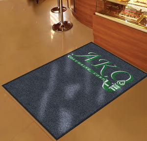 ako plumbing, corp 3 X 5 Rubber Backed Carpeted HD - The Personalized Doormats Company