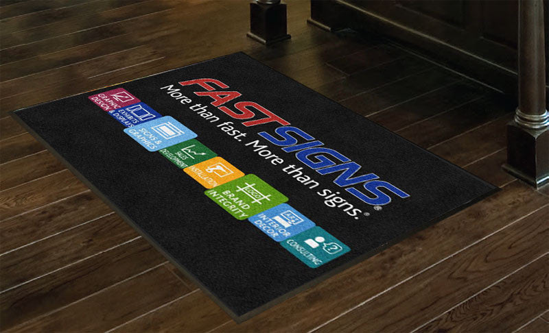 FastSigns Mat 3 x 4 Rubber Backed Carpeted HD - The Personalized Doormats Company