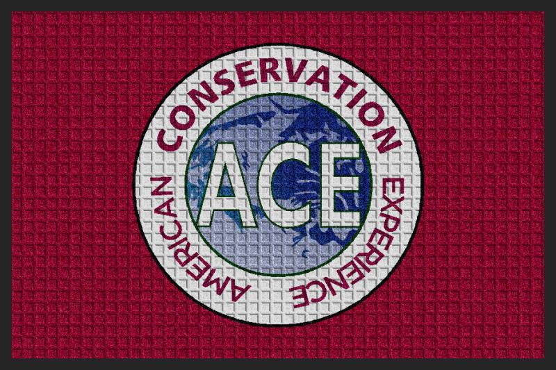 American Conservation Experience 2 x 3 Waterhog Impressions - The Personalized Doormats Company