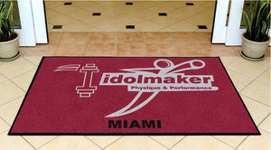 IDOLMAKER PHYSIQUE & PERFORMANCE 3 X 5 Rubber Backed Carpeted HD - The Personalized Doormats Company