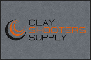 Clay Shooters Supply 4 X 6 Rubber Backed Carpeted HD - The Personalized Doormats Company