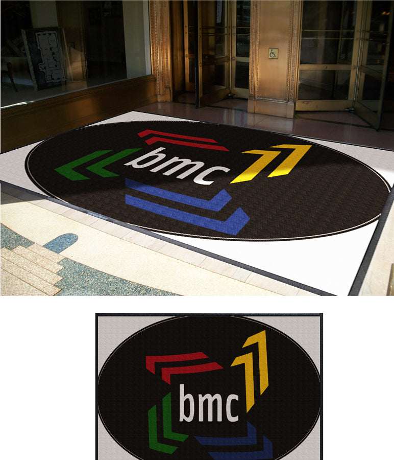 BugOval2 10.5 X 17.5 Luxury Berber Inlay - The Personalized Doormats Company