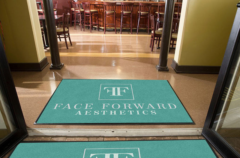 Face Forward Aesthetics 4 X 6 Rubber Backed Carpeted HD - The Personalized Doormats Company