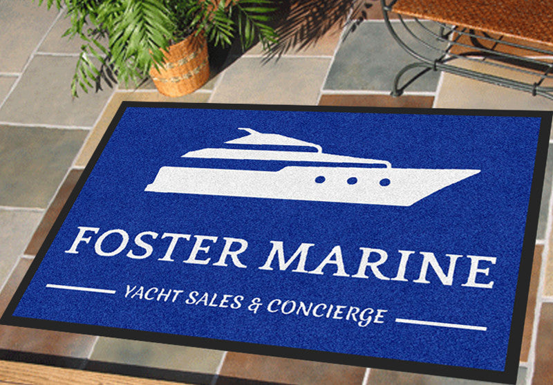 Foster 2 x 3' Rubber Backed Carpeted HD - The Personalized Doormats Company