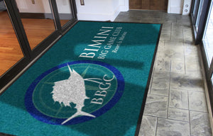 Bimini Big Game Resort & Marina 6 x 10 Rubber Backed Carpeted HD - The Personalized Doormats Company