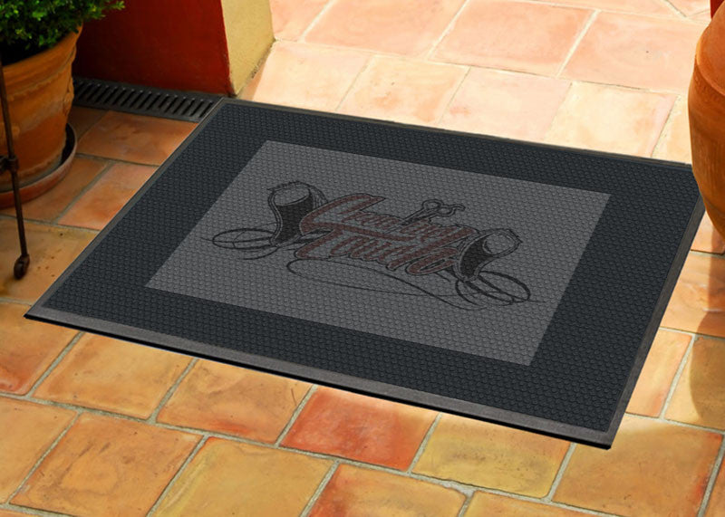 Creative Touch Barbershop 2.5 X 3 Rubber Scraper - The Personalized Doormats Company