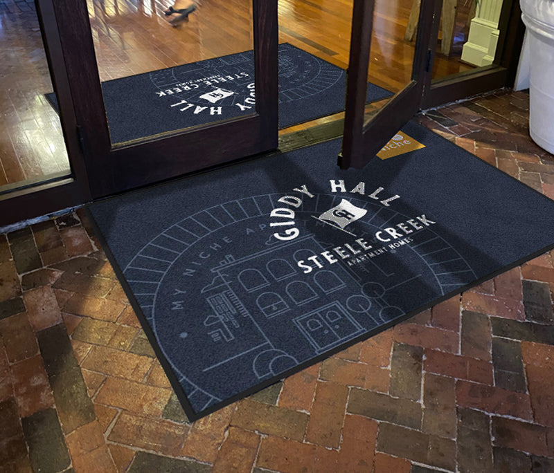 Giddy Hall Doormat-4x6 Navy