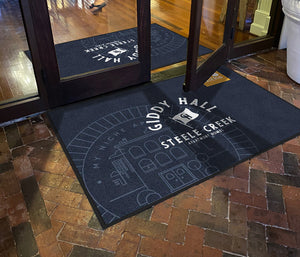 Giddy Hall Doormat-4x6 Navy