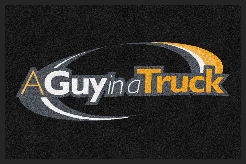 A Guy In A Truck 2 X 3 Rubber Backed Carpeted HD - The Personalized Doormats Company
