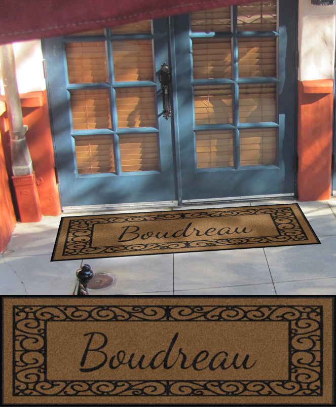 Boudreau 2 X 6 Rubber Backed Carpeted HD - The Personalized Doormats Company