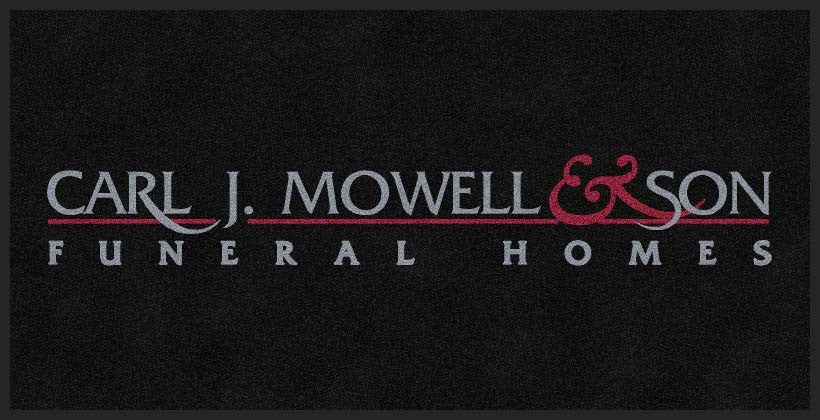 CARL J MOWELL & SON 4 X 8 Rubber Backed Carpeted HD - The Personalized Doormats Company