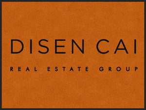 Disen Cai Real Estate Group 3 X 4 Rubber Backed Carpeted HD - The Personalized Doormats Company