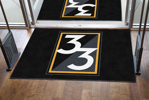 33 Proof 4 X 6 Rubber Backed Carpeted HD - The Personalized Doormats Company