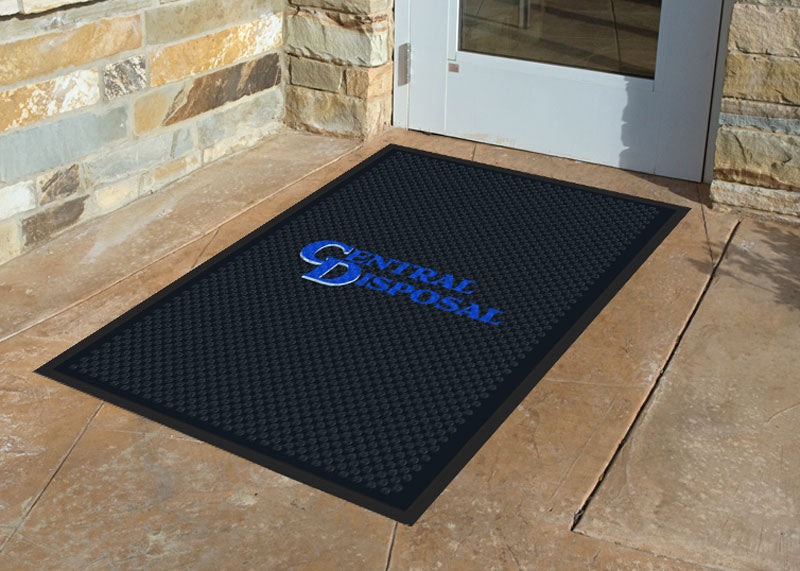 Central Disposal 3 X 5 Rubber Scraper - The Personalized Doormats Company