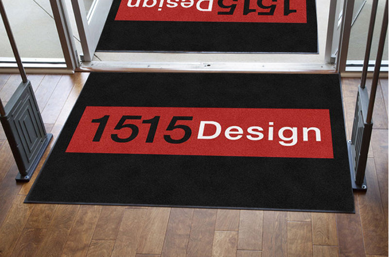 1515design § 4 X 6 Rubber Backed Carpeted HD - The Personalized Doormats Company