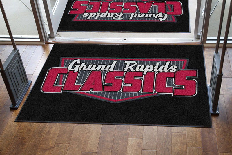 Grand Rapids classics 4 X 6 Rubber Backed Carpeted HD - The Personalized Doormats Company