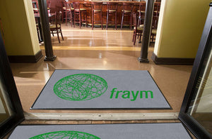 Fraym 4 X 6 Rubber Backed Carpeted HD - The Personalized Doormats Company