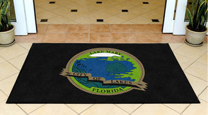 CITY OF LAKE MARY 3 X 5 Rubber Backed Carpeted HD - The Personalized Doormats Company
