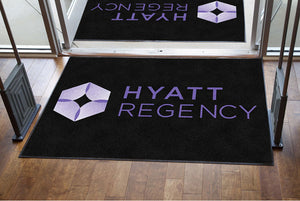 Hyatt v1 4 x 6 Rubber Backed Carpeted HD - The Personalized Doormats Company