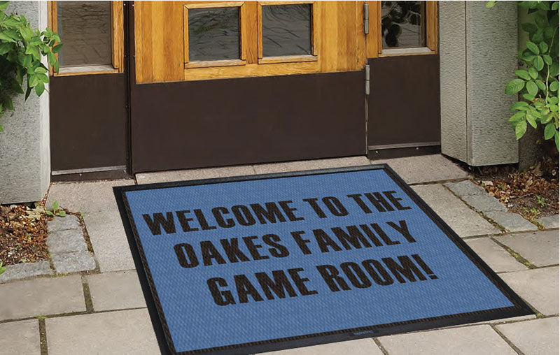 Game Room 2.67 X 3.42 Luxury Berber Inlay - The Personalized Doormats Company